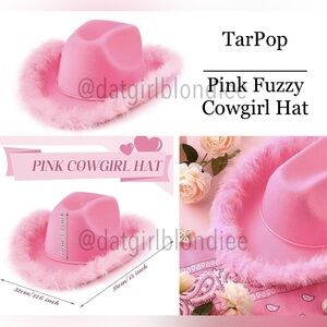 TarPop: Pink Fuzzy Cowgirl Hat